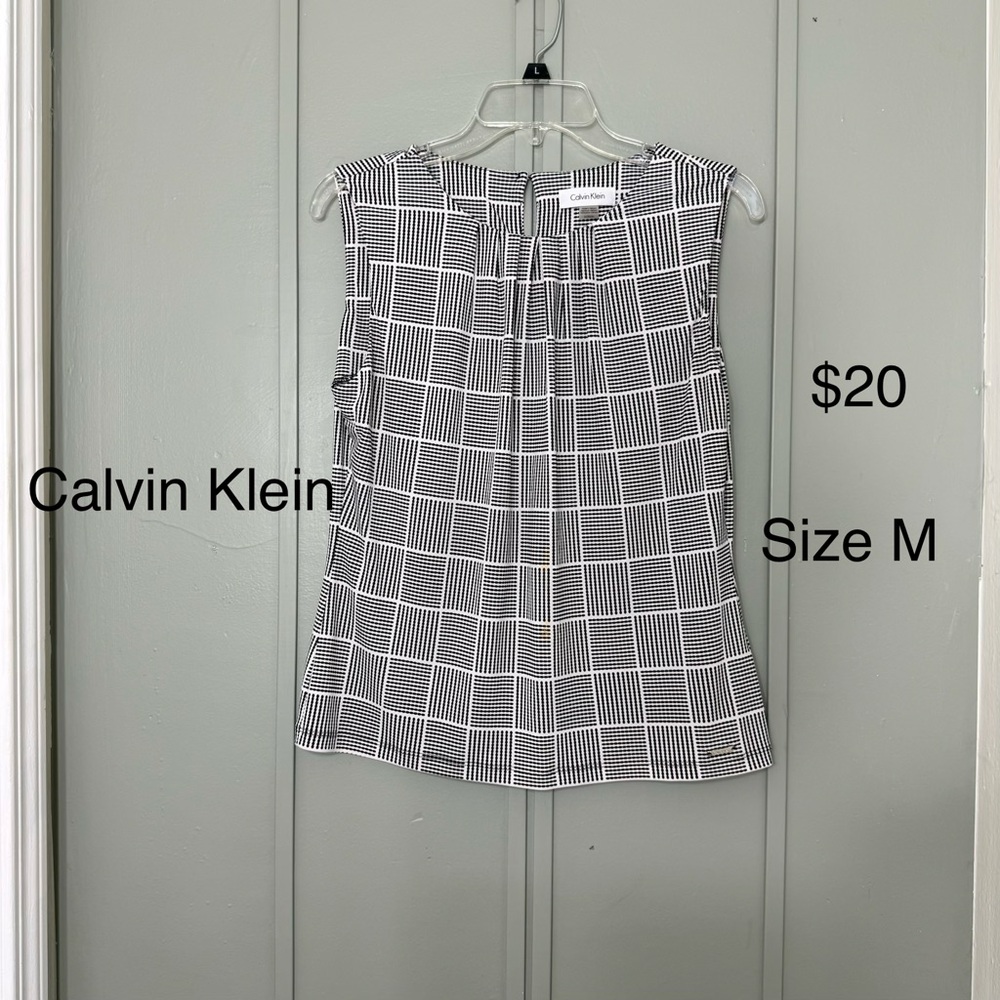 Calvin Klein Sleeveless Blouse